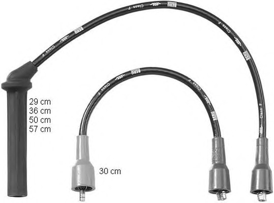 BERU Gyújtókábel készlet ZEF1168_BERU
