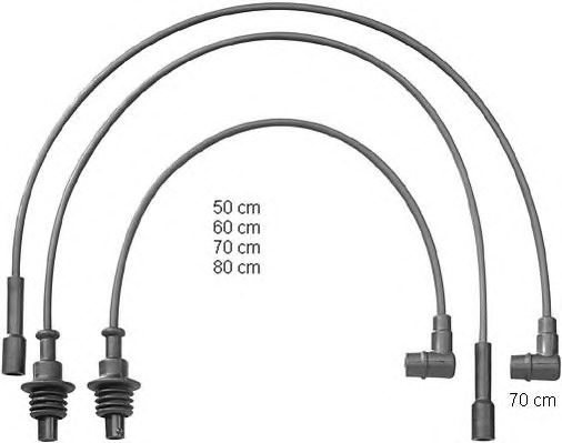 BERU Gyújtókábel készlet ZEF1392_BERU