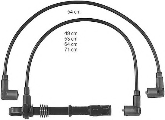 BERU Gyújtókábel készlet ZEF567_BERU