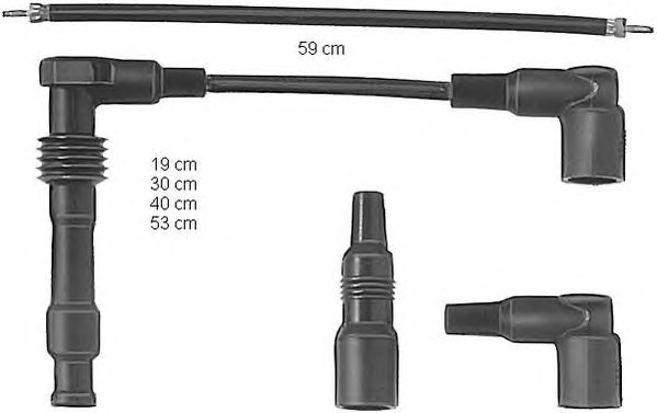 BERU Gyújtókábel készlet ZEF568_BERU