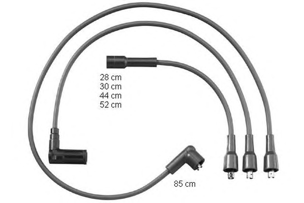BERU Gyújtókábel készlet ZEF779_BERU