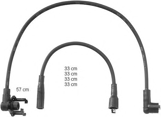 BERU Gyújtókábel készlet ZEF797_BERU