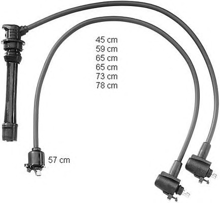 BERU Gyújtókábel készlet ZEF918_BERU