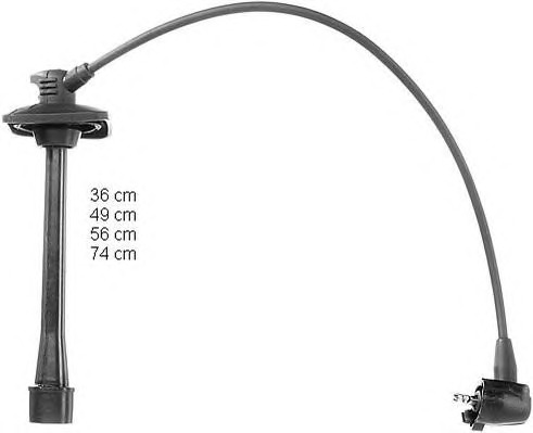 BERU Gyújtókábel készlet ZEF924_BERU