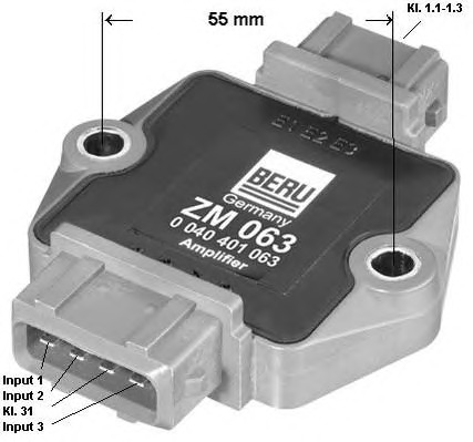 BERU Gyújtáskapcsoló ZM063_BERU