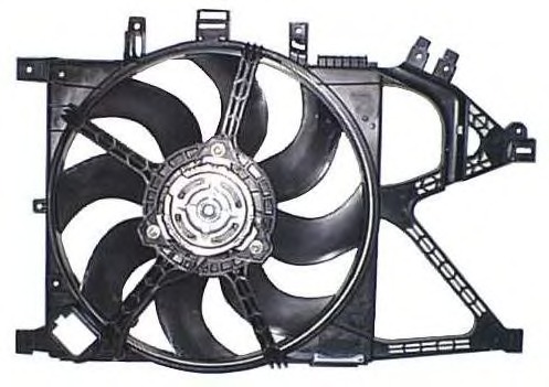 BERU Ventilátor, vízhűtő LE562_BERU