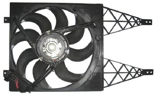 BERU Ventilátor, vízhűtő LE587_BERU