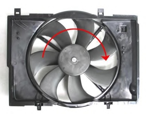 BERU Ventilátor, vízhűtő LE722_BERU