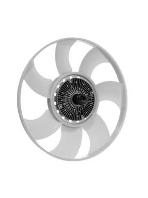 BERU Ventilátor, vízhűtő LKK001_BERU