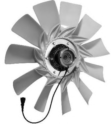 BERU Ventilátor, vízhűtő LKK036_BERU