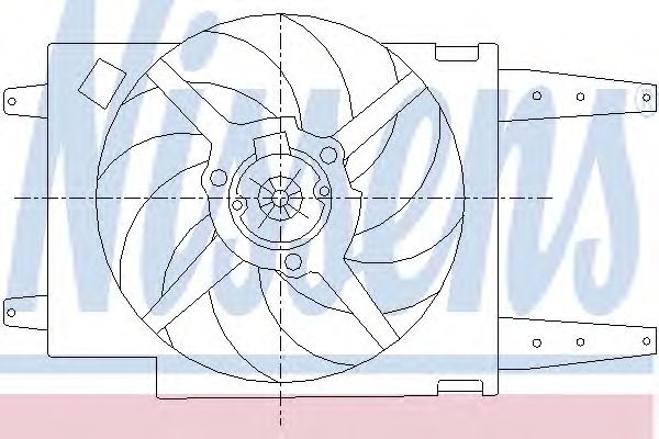 NISSENS Ventilátor, vízhűtő 85065_NIS