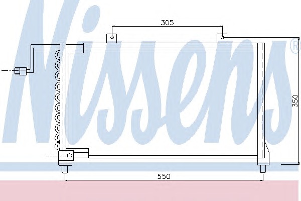 NISSENS Klímahűtő 94015_NIS