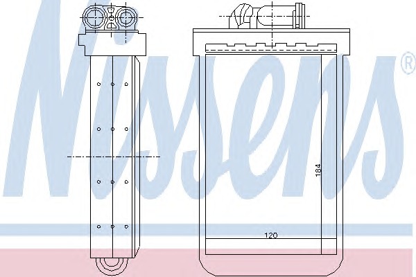NISSENS Fűtőradiátor 72018_NIS