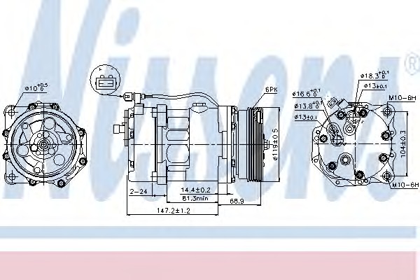 NISSENS Klímakompresszor 89025_NIS