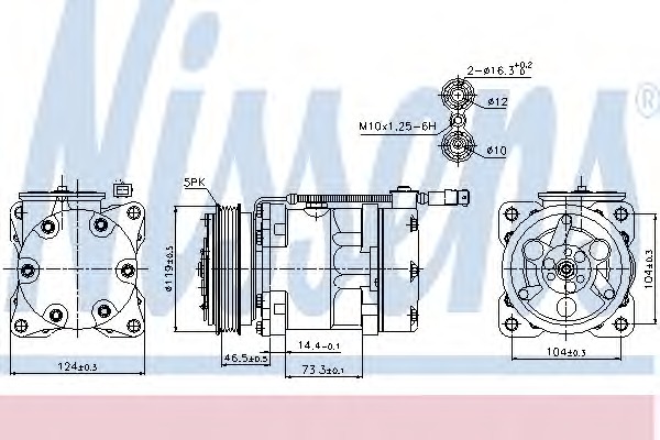 NISSENS Klímakompresszor 89110_NIS