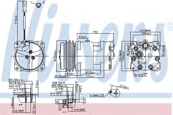 NISSENS Klímakompresszor 89819_NIS