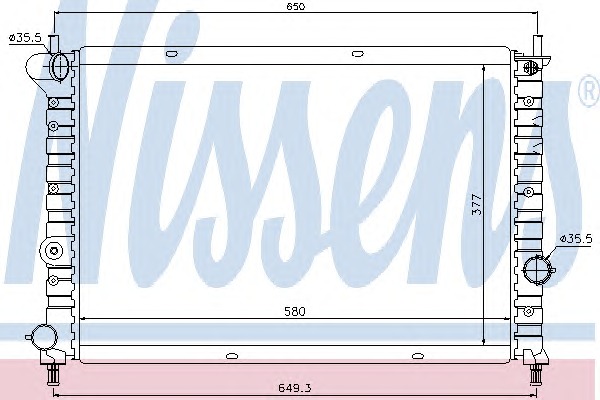 NISSENS Vízhűtő 68803_NIS