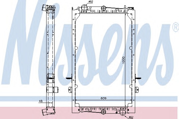 NISSENS Vízhűtő 61446A_NIS