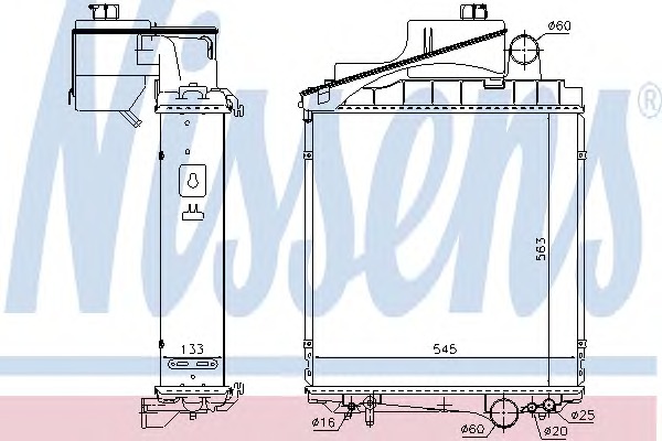 NISSENS Vízhűtő 63482_NIS