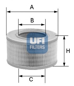 UFI Levegőszűrő 30.074.01_UFI