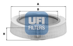 UFI Levegőszűrő 30.808.00_UFI