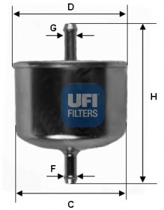 UFI Üzemanyagszűrő 31.626.00_UFI