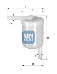 UFI Üzemanyagszűrő 31.022.00_UFI