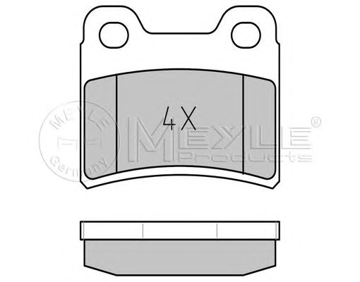 MEYLE Hátsó fékbetét 0252183215
