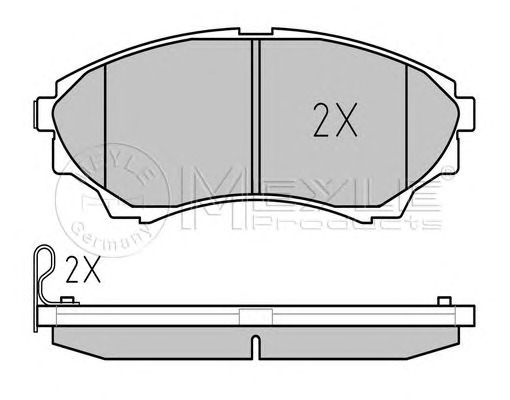 MEYLE Első fékbetét 0252435316/W