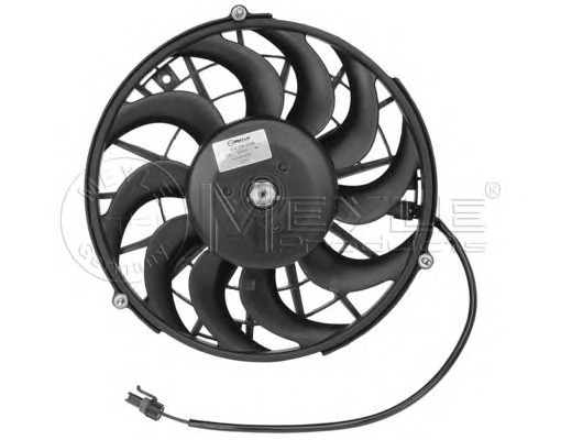 MEYLE Ventilátor, vízhűtő 6142360008