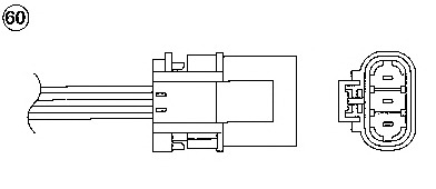 NGK Lambdaszonda OTD2F-1P2_NGK