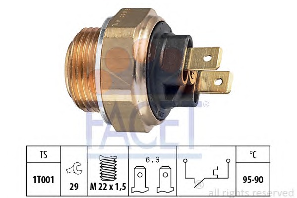 FACET Ventilátor kapcsoló 7.5024_FACET