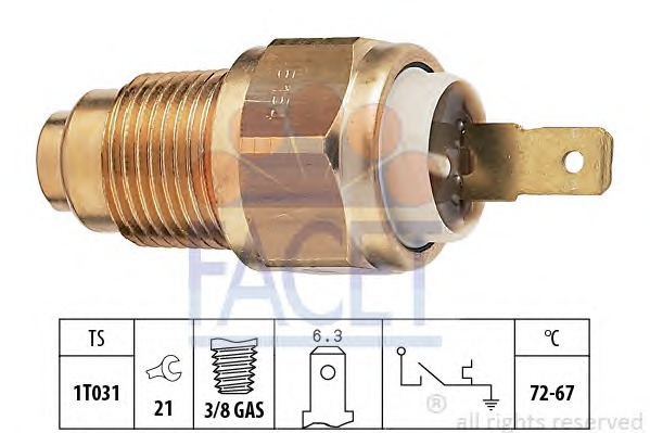 FACET Ventilátor kapcsoló 7.5234_FACET