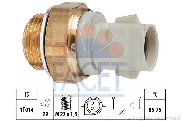 FACET Ventilátor kapcsoló 7.5130_FACET