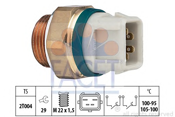 FACET Ventilátor kapcsoló 7.5638_FACET