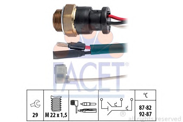 FACET Ventilátor kapcsoló 7.5600_FACET