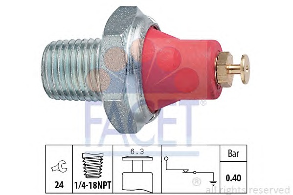 FACET Olajnyomás kapcsoló 7.0037_FACET