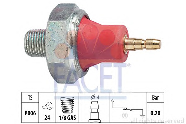 FACET Olajnyomás kapcsoló 7.0059_FACET