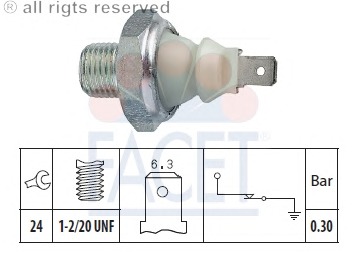 FACET Olajnyomás kapcsoló 7.0165_FACET