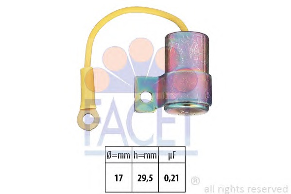 FACET Kondenzátor, gyújtás 0.0288_FACET