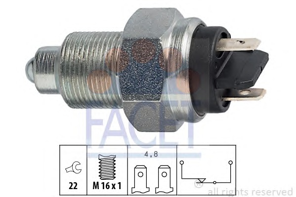 FACET Tolatólampa kapcsoló 7.6024_FACET