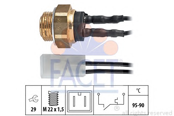 FACET Ventilátor kapcsoló 7.5113_FACET