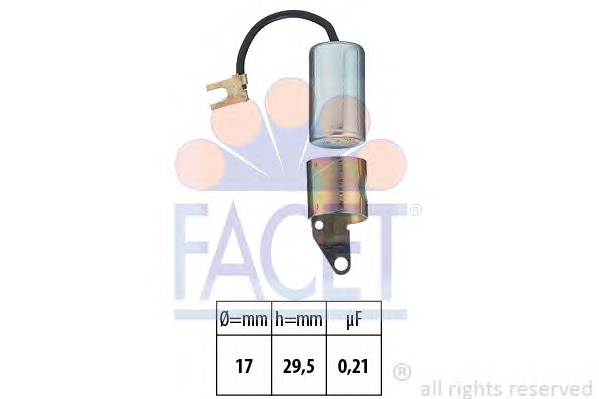 FACET Kondenzátor, gyújtás 0.0267_FACET