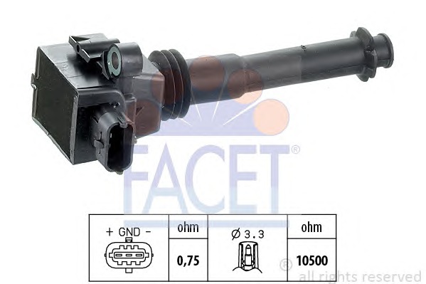 FACET Gyújtótrafó 9.6282_FACET