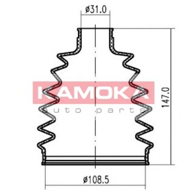 KAMOKA Féltengely gumiharang 1146508_KAM