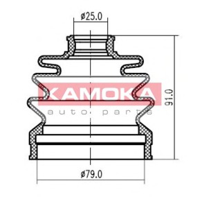 KAMOKA Féltengely gumiharang 1146640_KAM