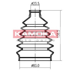 KAMOKA Féltengely gumiharang 1147098_KAM