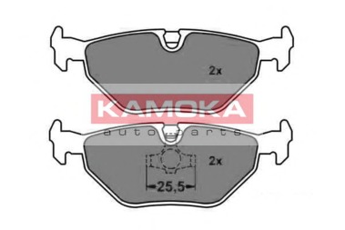 KAMOKA Hátsó fékbetét JQ1011156_KAM