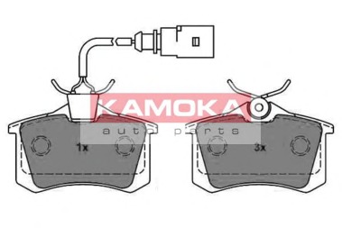 KAMOKA Hátsó fékbetét JQ1012962_KAM