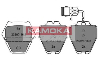 KAMOKA Első fékbetét JQ1013420_KAM